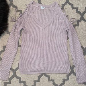 Garage sweater with laced shoulders XS worn once